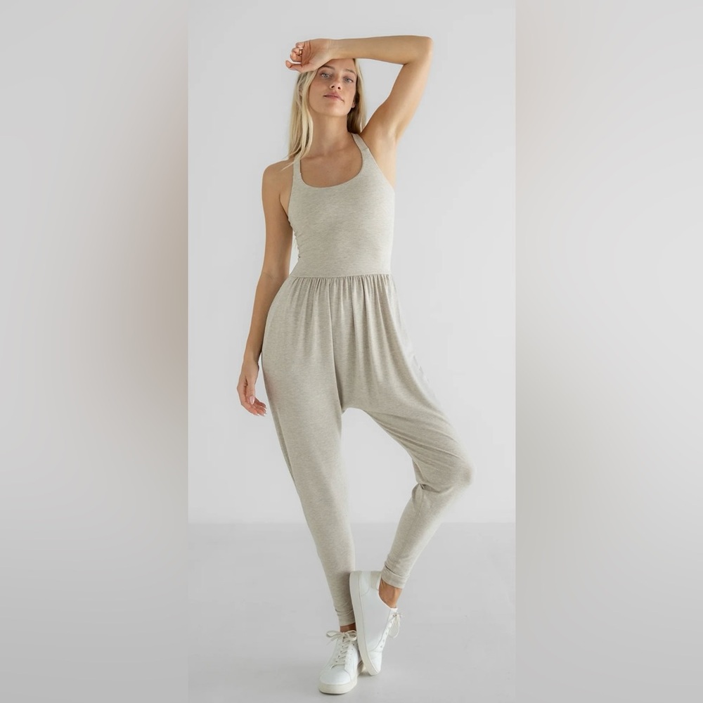 IMBODHI Bodhi Jumpsuit in Oatmeal